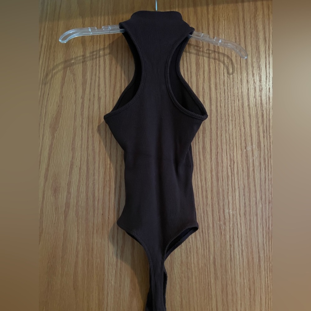 Stretch Bodysuit - Brown